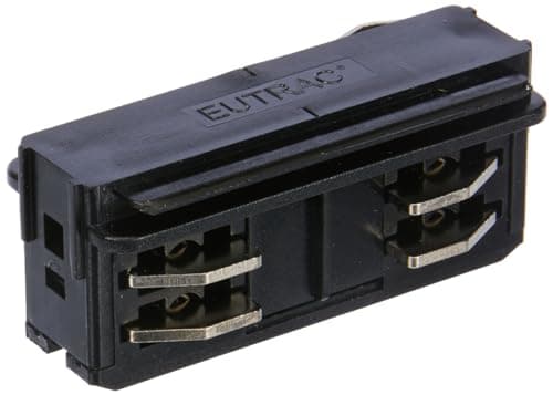 Image of Eutrac 145560 EUTRAC Longitudinal Connector, Electrical, Black, Plastic, Black,