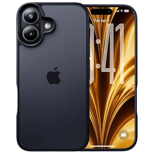 Image of CASEKOO Armor Shockproof Designed for iPhone 17 Case [16FT Military Grade Protection] Matte Finish Protective Phone Case Anti-Fingerprint Thin Slim Hard Cover for iPhone 17 - Black