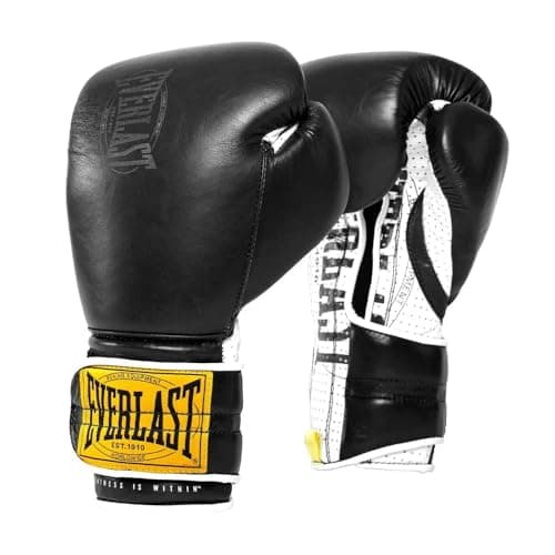 Image of Everlast P00001675 1910 Sparring Gloves (Laced) Black 14 0Z