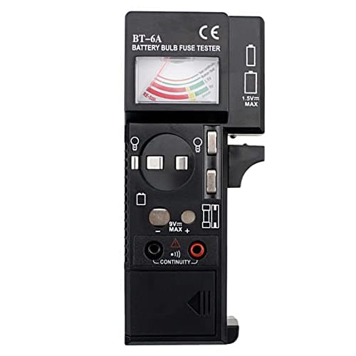 Image of KOCKAFEJ Universal Battery Bulb and Fuse Tester 3 in 1 Batteries Checker for 1.5V 9V and Auto Household Bulbs and Fuses