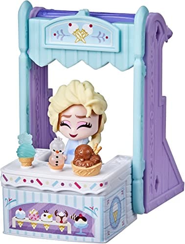 Image of Disney Frozen 2 Twirlabouts Series 1 Elsa Sled to Shop Playset, Includes Elsa Doll and Accessories, Toy for Kids 3 and Up