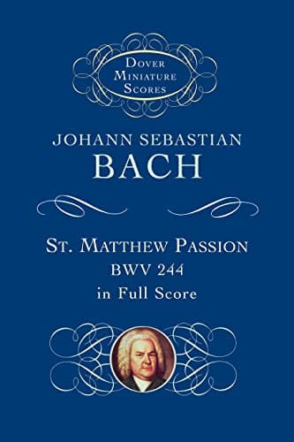 Image of Bach St Matthew Passion Full Sc (Dover Miniature Scores) (Dover Miniature Scores: Choral)