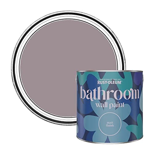 Image of Rust-Oleum Lilac Water-Resistant Bathroom Wall & Ceiling Paint - Lilac Wine 2.5L