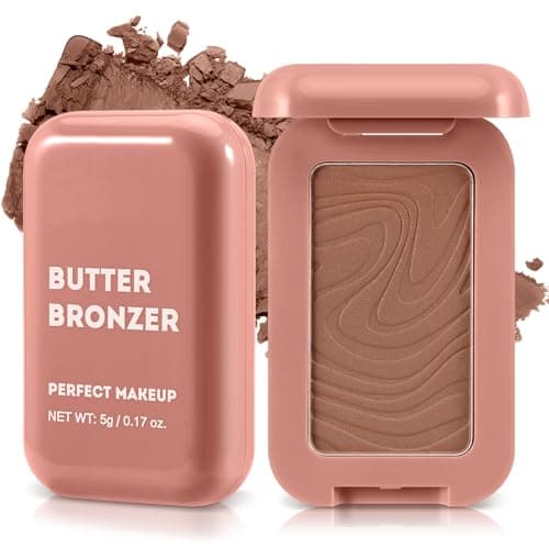 Image of Boobeen Soft Matte Bronzer, Contour Palette for Face, Bronzing & Blush Powder for Contouring, Long-lasting Buildable Bronzed Shimmer