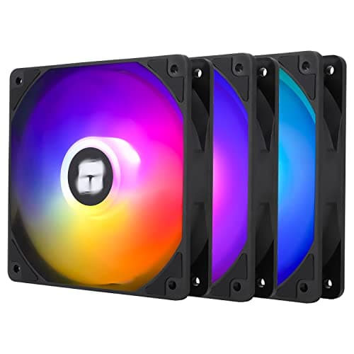 Image of Thermalright TL-C12C-S CPU Fan, 120mm ARGB Case Cooler, PWM Silent Computer Fan with S-FDB Bearing Included, up to 1500RPM PC Cooling(3 quantities)