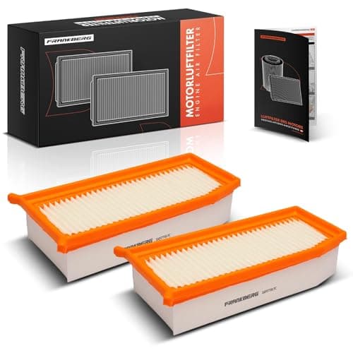 Image of Frankberg 2x Engine Air Filters Compatible with S.a.n.d.e.r.o II C.a.p.t.u.r I Logan MCV II Dokker MPV Duster Lodgy Clio IV Thalia III Replace# 165467674R