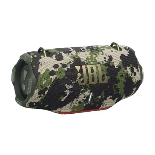 Image of JBL Xtreme 4 Music Box in Camouflage - Portable Bluetooth Speaker Box with Deep Bass, AI Sound Boost and Built-in Power Bank - Waterproof and Dustproof - 24 Runtime, UK Plug (Type G)