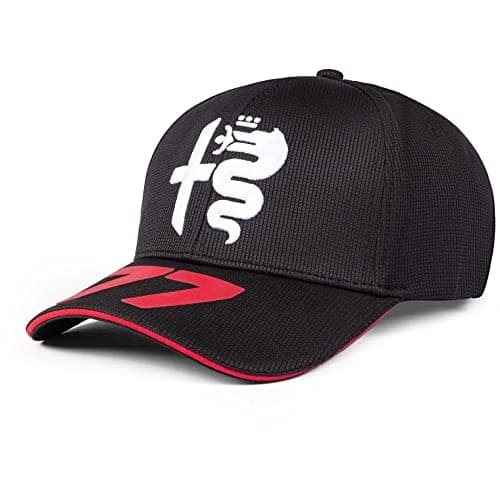 Image of Alfa Romeo Racing F1 2023 Valtteri Bottas #77 Team Hat Black, Black, One size