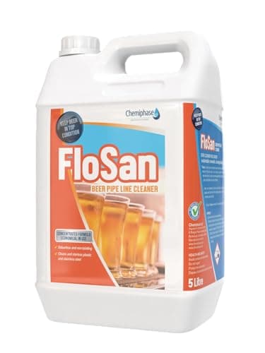 Image of Flosan Beer Pipe Line Cleaner, 5 Litre, Colourless and Non-Foaming (1)