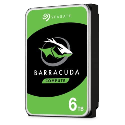 Image of Seagate BarraCuda 6 TB Internal Hard Drive HDD – 3.5 Inch SATA 6 Gb/s 5400 RPM 256 MB Cache for Computer Desktop PC (ST6000DM003)