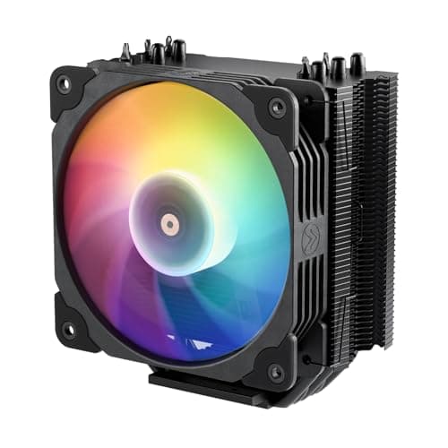 Image of Vetroo V5 Black ARGB CPU Tower Cooler