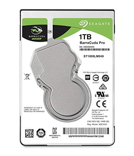 Image of Seagate 1TB BarraCuda 2.5" Hard Drive ST1000LM049 (SATA 6Gb/s/128MB/7200 RPM)