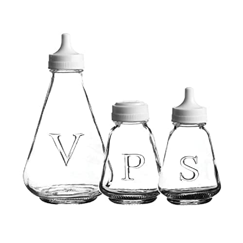 Image of Ravenhead Glass Salt Pepper Shaker Vinegar Serving Bottle in Choice of Deals (Salt Pepper Vinegar Set)