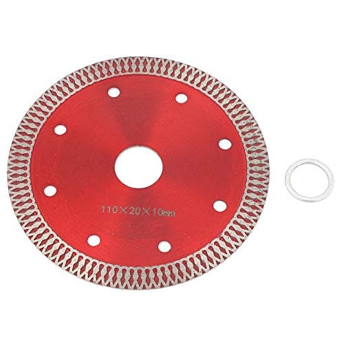 Image of Tile Cutter, 110 * 20 * 10mm Diamond Saw Blade Cutting Disc Wheel for Cutting Porcelain Tiles Marble Ceramics Works