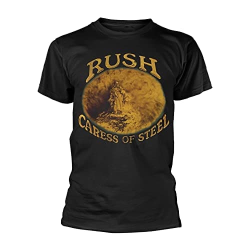 Image of Rush Caress of Steel Official Tee T-Shirt Mens Unisex (Small)