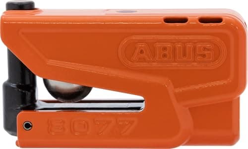 Image of ABUS 97800 8077 2.0 Granit Detecto Brake disc Lock, Orange