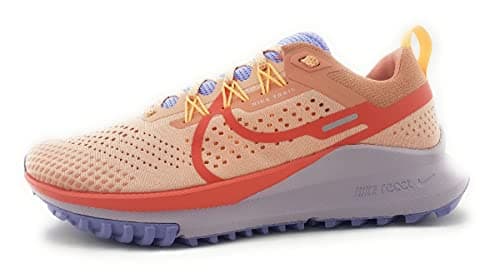 Image of NIKE Women React Pegasus Trail 4 Running Shoes, Arctic Orange Magic Ember Lt Madder Root, 4.5 UK