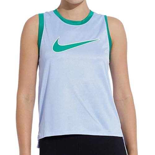Image of Nike Women's Dri-fit Swoosh Tank top/Singlet, Royal Tint/Neptune Green/Neptune Green, L