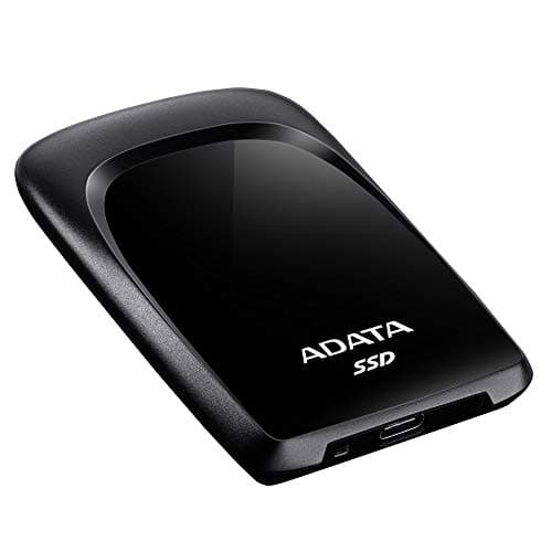 Image of ADATA SC680-960GB External Solid State Drive with USB 3.2 Gen.2 Type-C, 2.5 Inch, Black, ASC680-960GU32G2-CBK