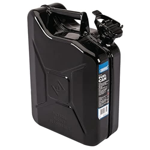Image of Draper 07664 10L Steel Fuel Can (Black)