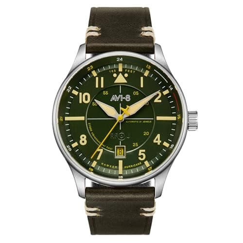 Image of AVI-8 Hampshire Hawker Hurricane Kent Automatic Watch AV-4094-03