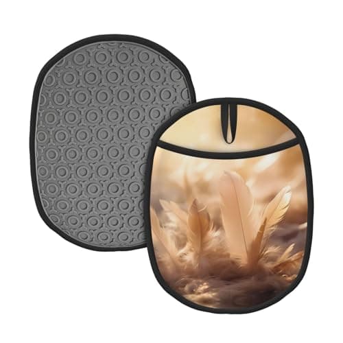 Image of quill 2PCS Pattern Anti-scalding pad, Foldable, Suitable for hot Pot/Baking Tray/Soup Bowl
