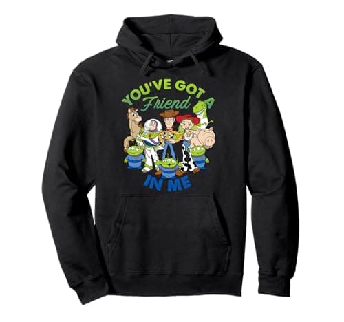 Image of Disney Pixar Toy Story Cartoon Group Shot Pullover Hoodie
