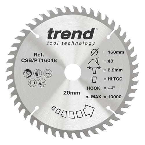 Image of TREND CSB/PT16048 CRAFT BLADE PT TCP 160X48T X 20MM