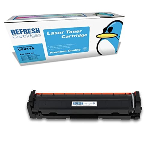 Image of Refresh Cartridges Remanufactured Toner Cartridge Replacement for HP CF411A (Cyan)