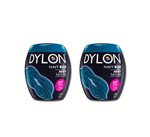 Image of Dylon New 350g Navy Blue Machine Dye Pod 2 Pack