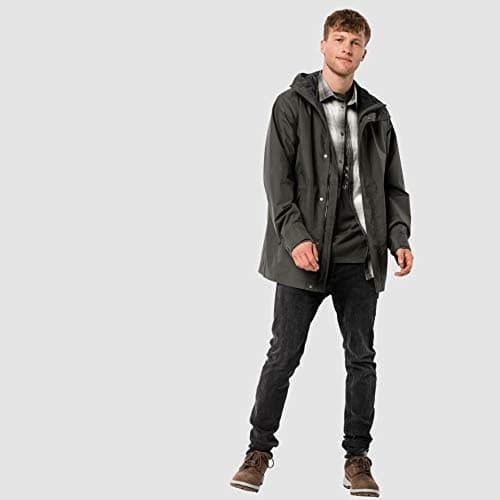 Image of Jack Wolfskin Cape Point Jacket Men's Jacket - Dark Moss, XX-Large