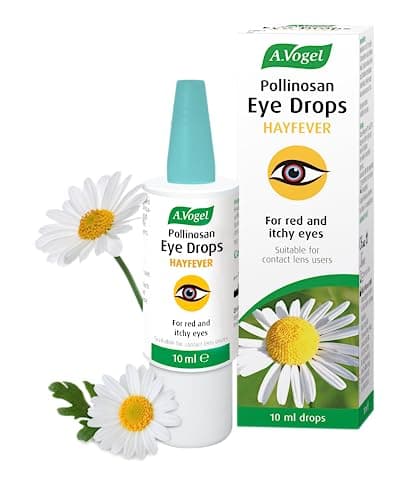 Image of A.Vogel Pollinosan Hayfever Eye Drops | for Quick Relief of Red and Itchy Eyes | with Chamomile and Soothing Hyaluronic Acid | 300 Drops | 10ml