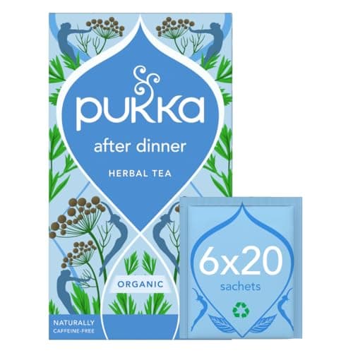 Image of Pukka Tea After Dinner Organic Herbal Tea (6 x 20 Teabags)