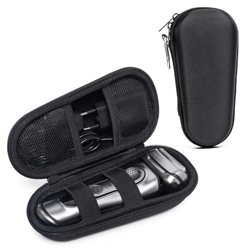 Image of Electric Shaver Travel Case for Braun Series 3, Series 5, Series 7, Series 9 Electric shavers, Black