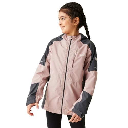 Image of Regatta Girls Calderdale III Full Zip Waterproof Coat