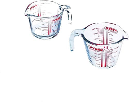 Image of Pyrex 2 Piece Jug Set 0.5lt / 0.25lt