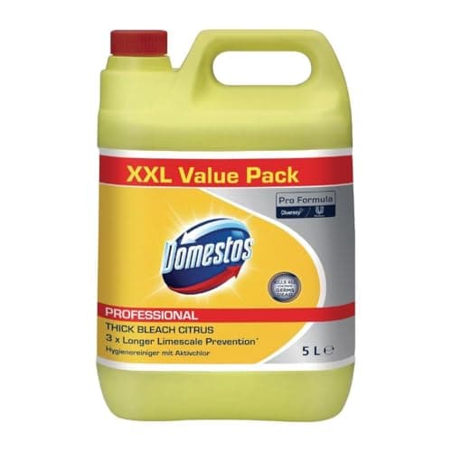 Image of Pro-Formula Domestos Professional Citrus Bleach, 5 Ltr
