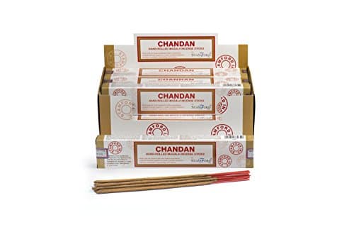 Image of Stamford London 37269 Chandan Traditional Masala Incense, 15 Sticks x 12 Packs, Black, One Size