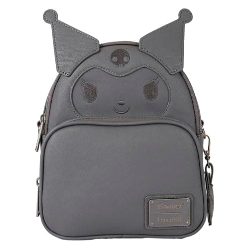 Image of Loungefly Sanrio Kuromi Convertible Mini Backback