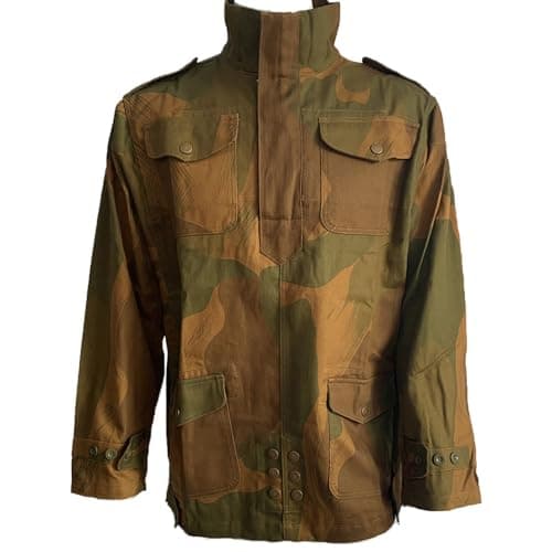 Image of 1944 Jacket British Paratrooper Denison Hoodie Paratrooper Half Zip Jackets Coats, Multi, Medium