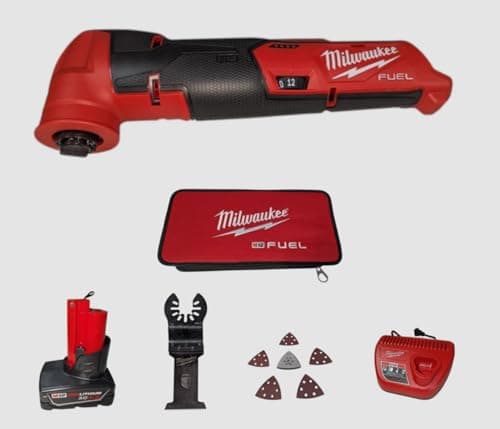 Image of Milwaukee M12 FUEL 12V Lithium-Ion Cordless Oscillating Multi-Tool Kit w/High Output 2.5 Ah Battery, Charger, Accessories & Bag