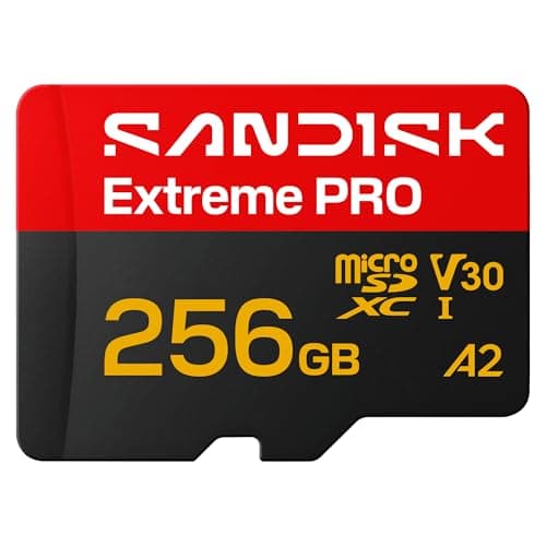 Image of SANDISK Extreme PRO microSDXC 256GB, UHS-I + SD Adapter (up to 250MB/s read, 170MB/s write speed, 5K, 3K, 4K UHD, C10, V30, U3, A2) For Action Cams, Drones, Android devices, Laptops