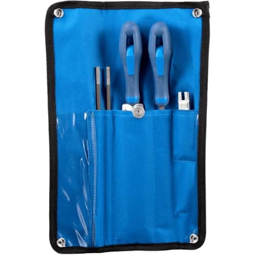 Image of PFERD Sharpening Files Set CS-SLS- 5.16 in Roll Bag | Diameter 5.16 mm | 13/64 Inch for Chain Pitch 3/8 Inch | 11099151 - for Comfortable and Power-Saving Sharpening of Saw Chains