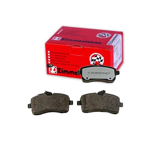 Image of ZIMMERMANN 24134.900.1 Front Brake Pad Set with Wear Warning Contact Photo Corresponds to Box Contents Compatible with Peugeot 407 SW 6E