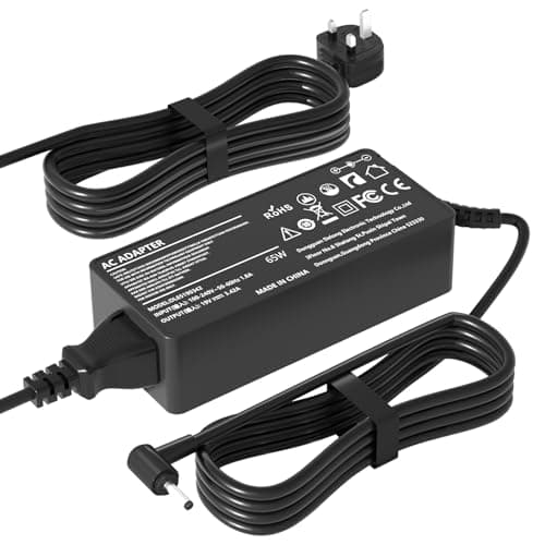 Image of Cabuty 19V Laptop Charger Compatible with Toshiba Dynabook Satellite C30 C40 C50 C30-K C40-G C40-H C40-J C50-H C50-E C50D-B E10 ET10-G E10-S Power Adapter