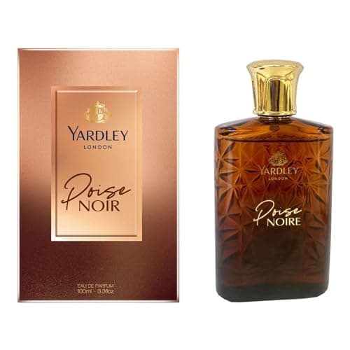 Image of Yardley London Poise Noire Eau de Parfum 100ml – Sophisticated Scent, Balanced Day & Evening Perfume with Bergamot, Pink Pepper, Oud, Musk, Long-Lasting Scent for Women