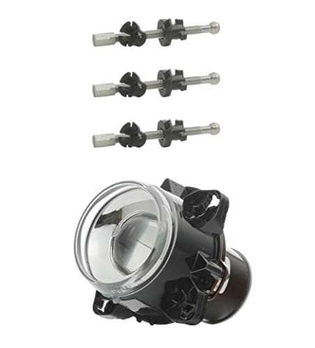 Image of HELLA 1BL 008 193-001 Halogen/DE-Insert, headlight - 90mm Essential - 12V - round - Reference number: 12.5 - Fitting - Lens Colour: Crystal clear - Plug: Blade Terminal - right/left - Quantity: 1