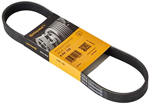 Image of Contitech 6PK730 V-Ribbed Belts, Black