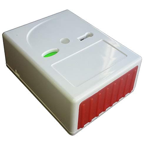 Image of Knight KP9 Single Centre Push Mini Panic Button Non-Latching Plastic Grade 1