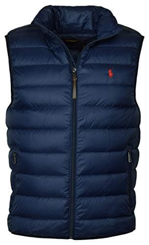 Image of Polo Ralph Lauren mens Puffer,puffer Vest,full Zip, Aviator Navy., XL